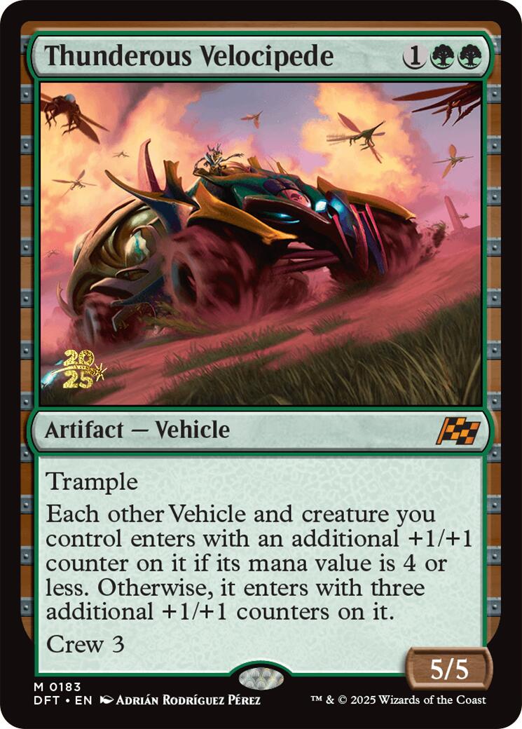 Thunderous Velocipede [Aetherdrift Prerelease Promos] - Trinity Hobby
