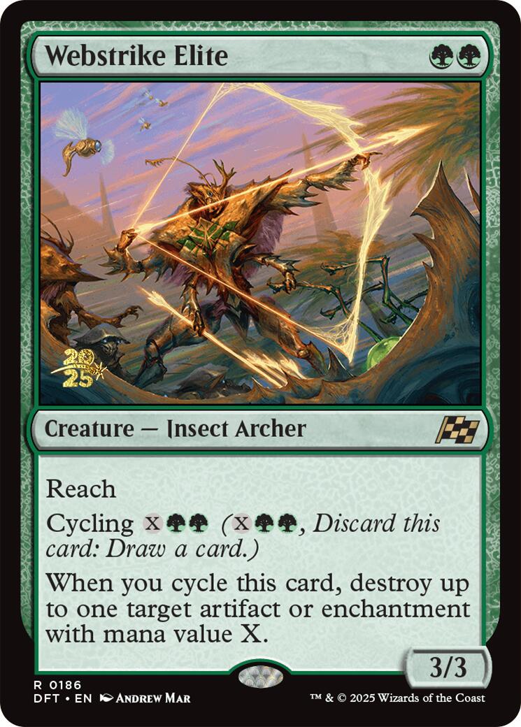 Webstrike Elite [Aetherdrift Prerelease Promos] - Trinity Hobby
