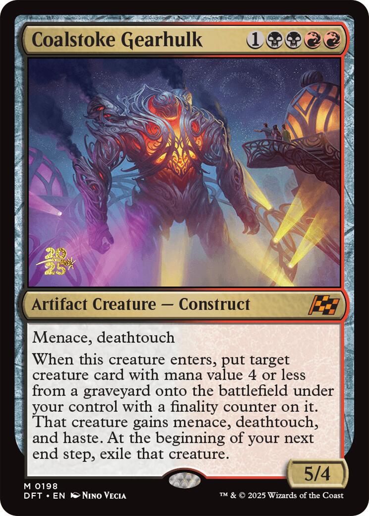 Coalstoke Gearhulk [Aetherdrift Prerelease Promos] - Trinity Hobby