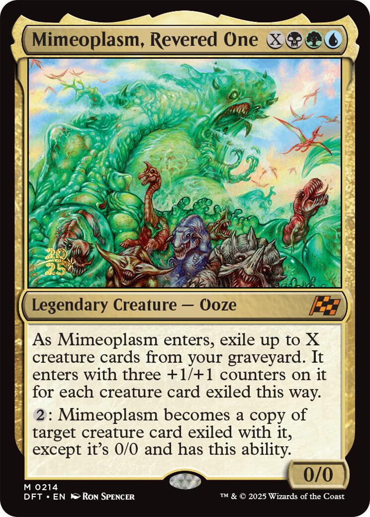 Mimeoplasm, Revered One [Aetherdrift Prerelease Promos] - Trinity Hobby