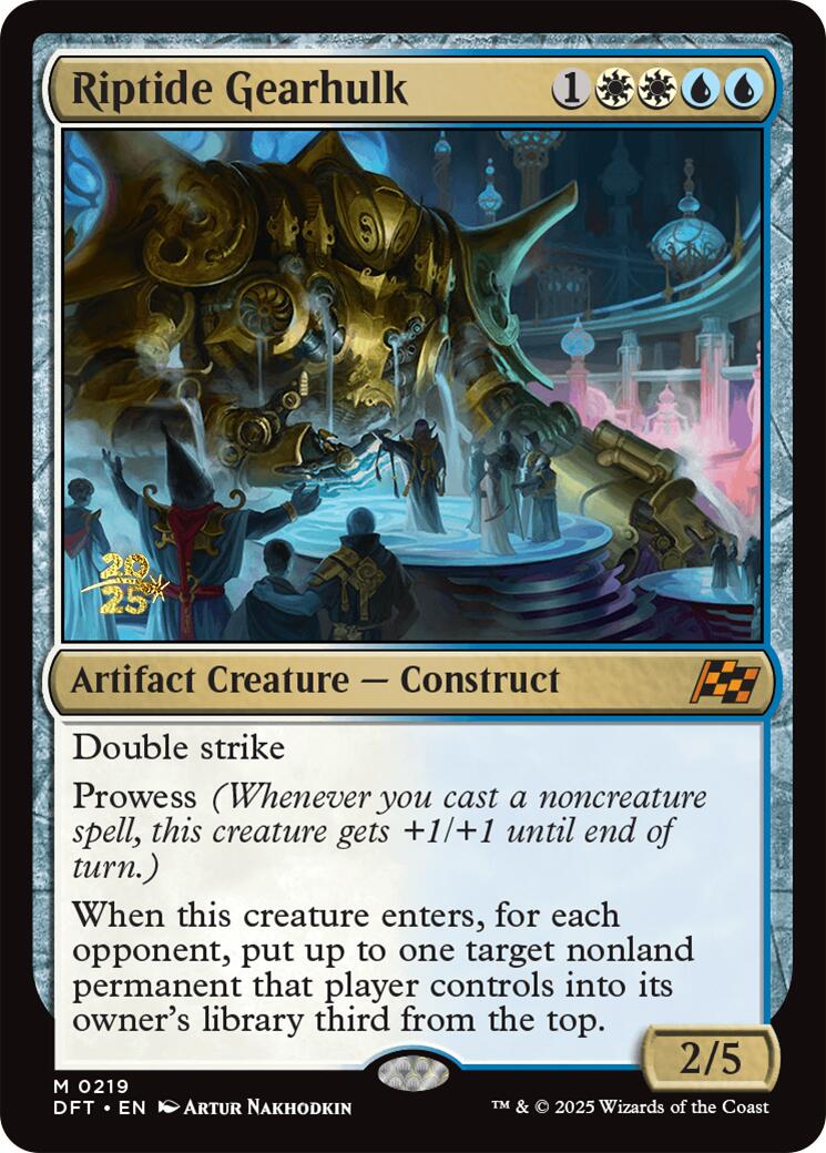 Riptide Gearhulk [Aetherdrift Prerelease Promos] - Trinity Hobby