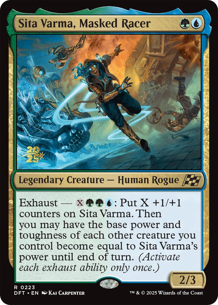 Sita Varma, Masked Racer [Aetherdrift Prerelease Promos] - Trinity Hobby
