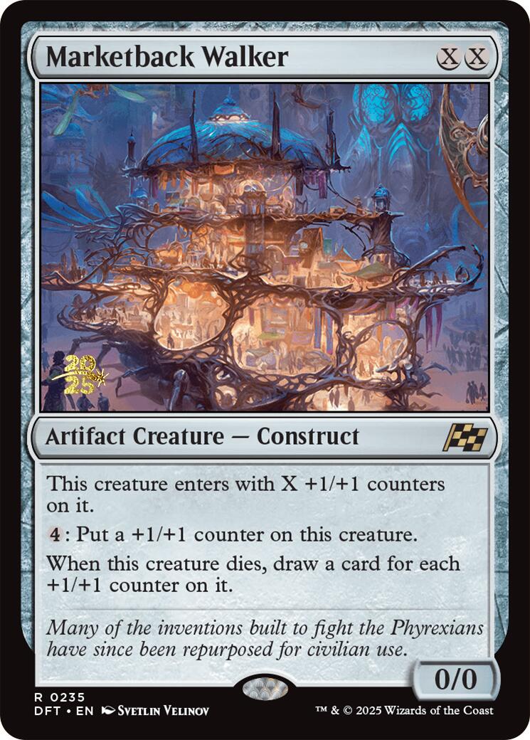 Marketback Walker [Aetherdrift Prerelease Promos] - Trinity Hobby