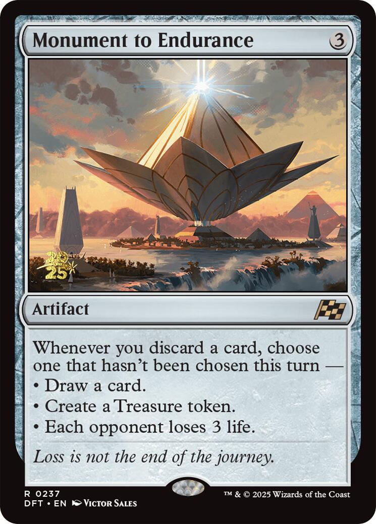 Monument to Endurance [Aetherdrift Prerelease Promos] - Trinity Hobby