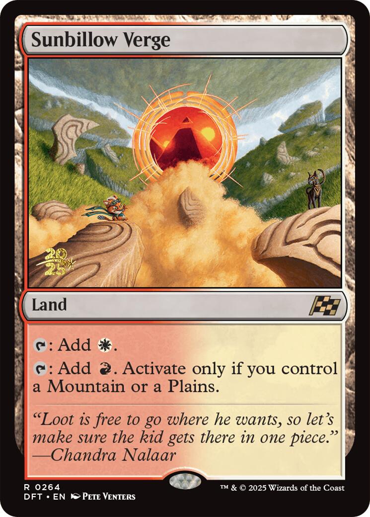 Sunbillow Verge [Aetherdrift Prerelease Promos] - Trinity Hobby
