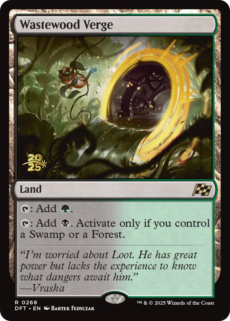 Wastewood Verge [Aetherdrift Prerelease Promos] - Trinity Hobby