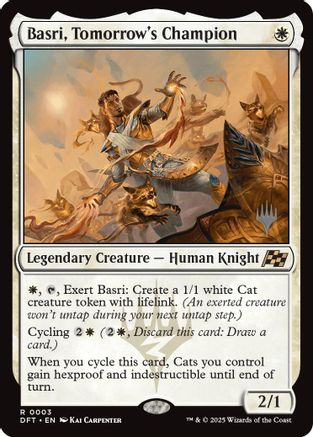 Basri, Tomorrow's Champion (PPDFT-003) - [Promo Pack: Aetherdrift] Foil - Trinity Hobby