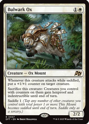 Bulwark Ox (PPDFT-007) - [Promo Pack: Aetherdrift] Foil - Trinity Hobby