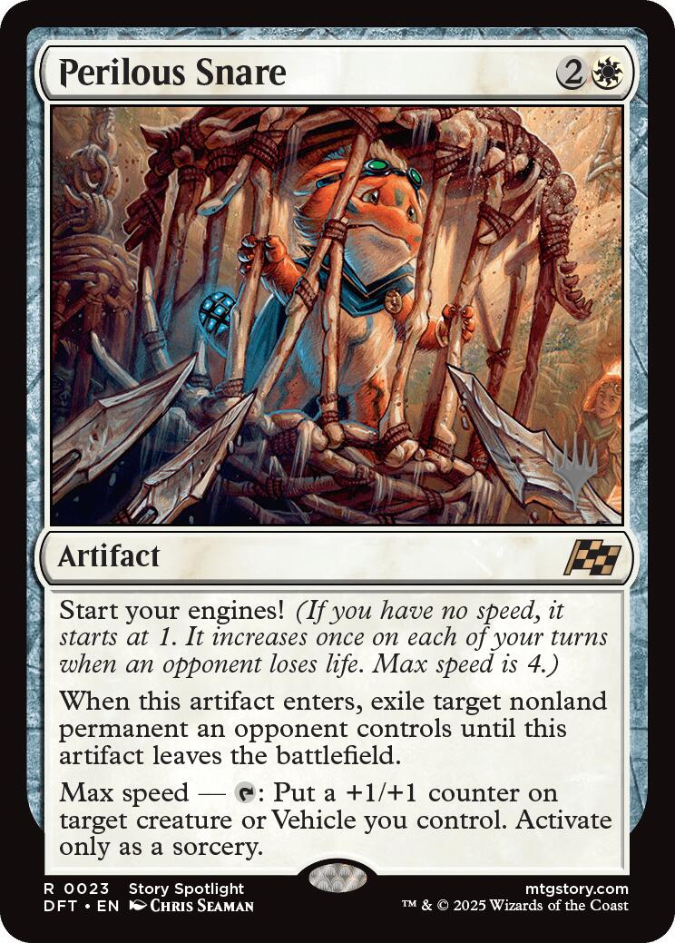 Perilous Snare (Promo Pack) [Aetherdrift Promos] - Trinity Hobby