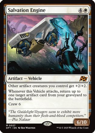 Salvation Engine (PPDFT-027) - [Promo Pack: Aetherdrift] Foil - Trinity Hobby