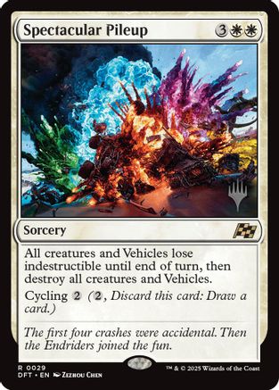 Spectacular Pileup (PPDFT-029) - [Promo Pack: Aetherdrift] Foil - Trinity Hobby