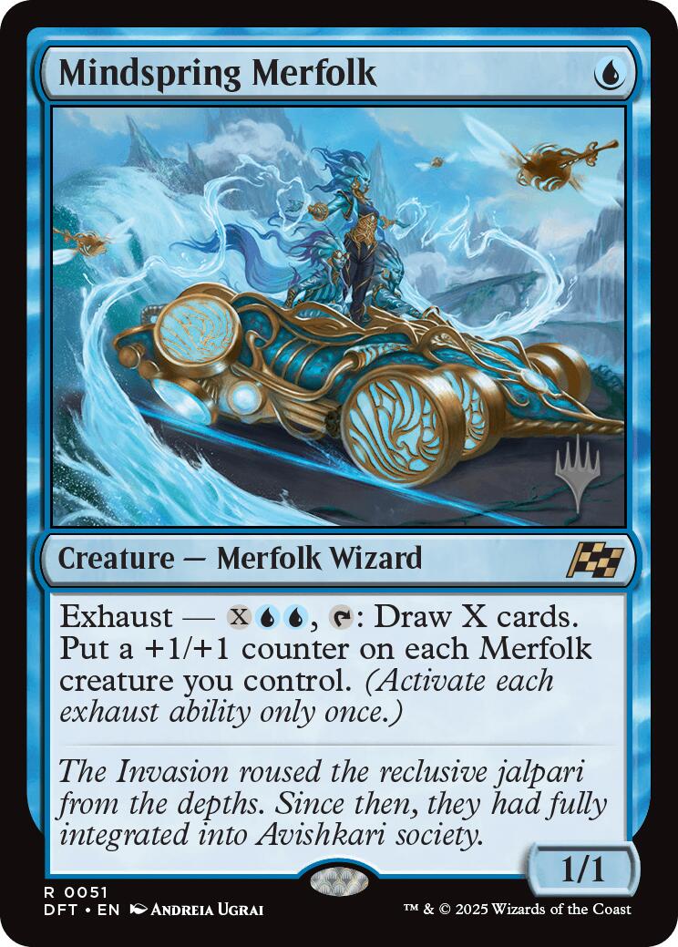 Mindspring Merfolk (Promo Pack) [Aetherdrift Promos] - Trinity Hobby