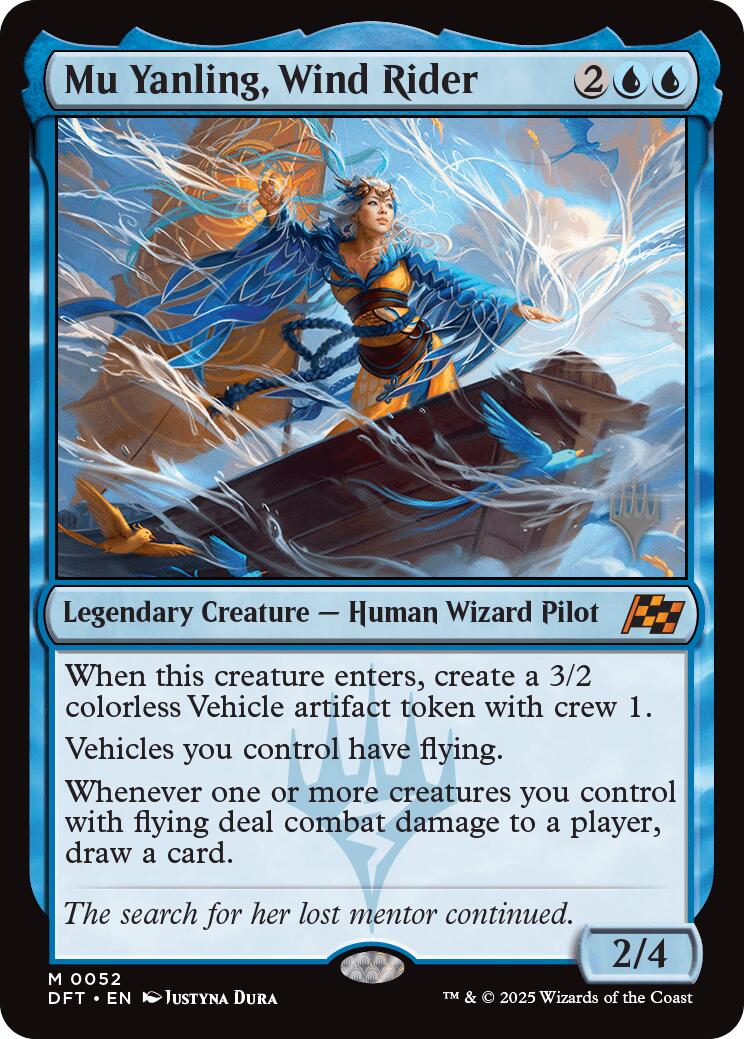 Mu Yanling, Wind Rider (Promo Pack) [Aetherdrift Promos] - Trinity Hobby