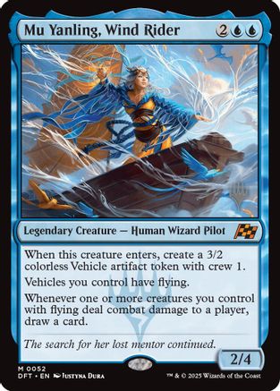 Mu Yanling, Wind Rider (PPDFT-052) - [Promo Pack: Aetherdrift] - Trinity Hobby
