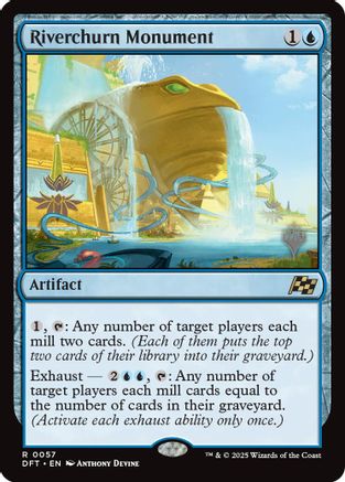 Riverchurn Monument (PPDFT-057) - [Promo Pack: Aetherdrift] Foil - Trinity Hobby