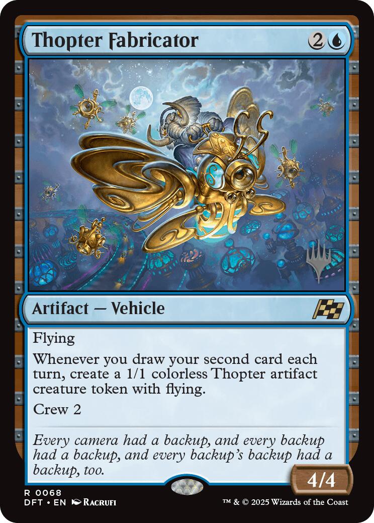 Thopter Fabricator (Promo Pack) [Aetherdrift Promos] - Trinity Hobby