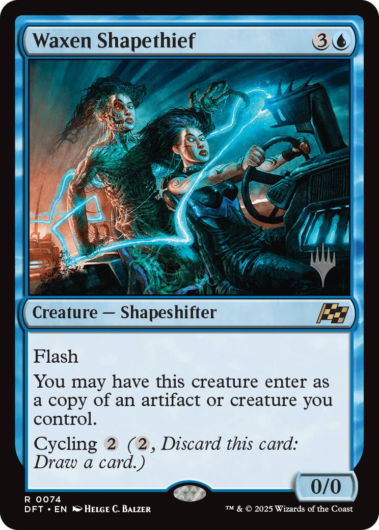 Waxen Shapethief (Promo Pack) [Aetherdrift Promos] - Trinity Hobby