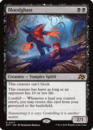 Bloodghast (PPDFT-077) - [Promo Pack: Aetherdrift] Foil - Trinity Hobby