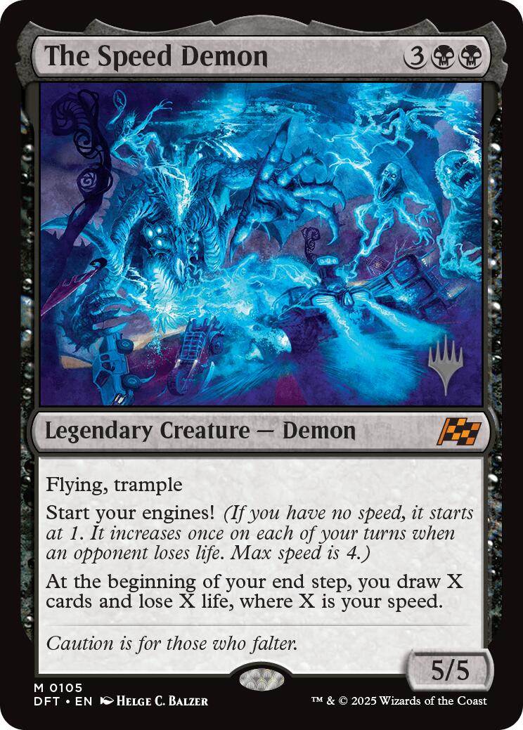 The Speed Demon (Promo Pack) [Aetherdrift Promos] - Trinity Hobby