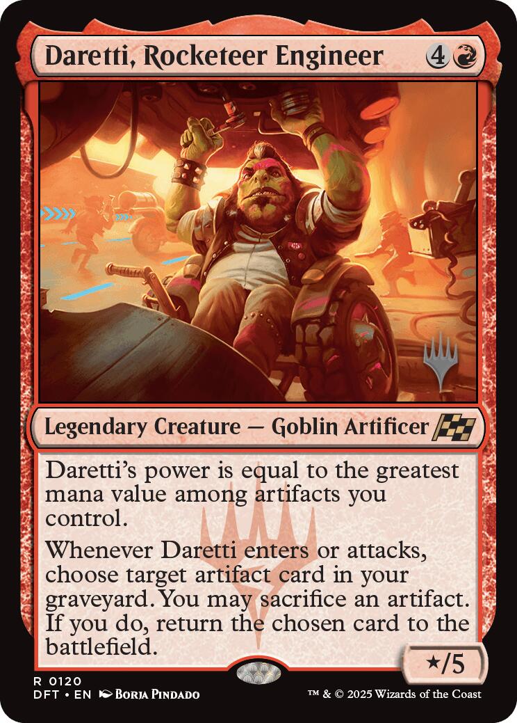 Daretti, Rocketeer Engineer (Promo Pack) [Aetherdrift Promos] - Trinity Hobby