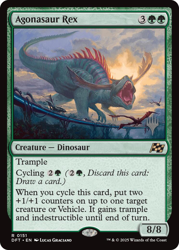 Agonasaur Rex (Promo Pack) [Aetherdrift Promos] - Trinity Hobby