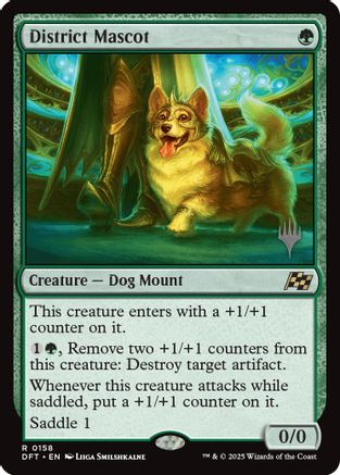 District Mascot (PPDFT-158) - [Promo Pack: Aetherdrift] Foil