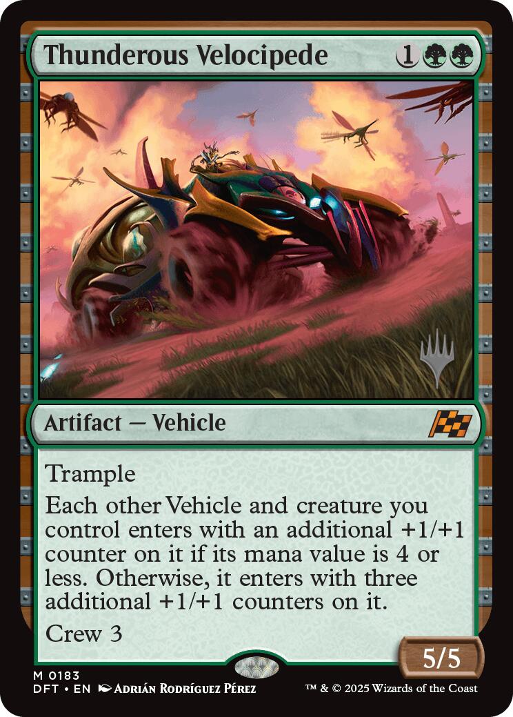 Thunderous Velocipede (Promo Pack) [Aetherdrift Promos] - Trinity Hobby