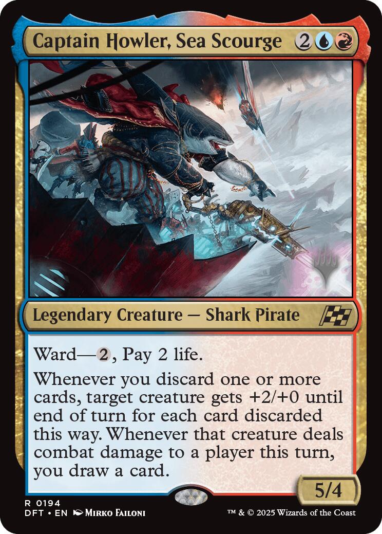 Captain Howler, Sea Scourge (Promo Pack) [Aetherdrift Promos] - Trinity Hobby