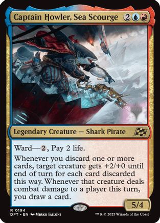 Captain Howler, Sea Scourge (PPDFT-194) - [Promo Pack: Aetherdrift] - Trinity Hobby