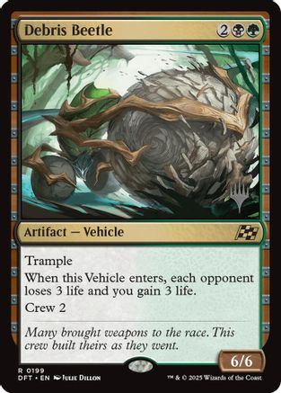 Debris Beetle (PPDFT-199) - [Promo Pack: Aetherdrift] Foil - Trinity Hobby
