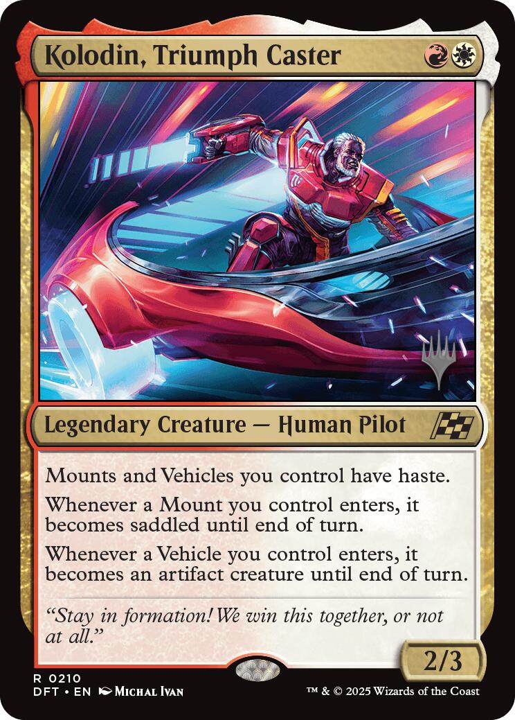 Kolodin, Triumph Caster (Promo Pack) [Aetherdrift Promos] - Trinity Hobby