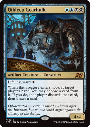 Oildeep Gearhulk (PPDFT-215) - [Promo Pack: Aetherdrift] Foil - Trinity Hobby