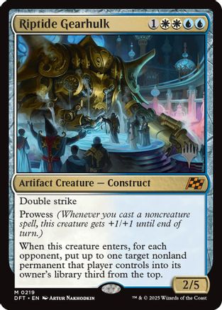 Riptide Gearhulk (PPDFT-219) - [Promo Pack: Aetherdrift] Foil - Trinity Hobby