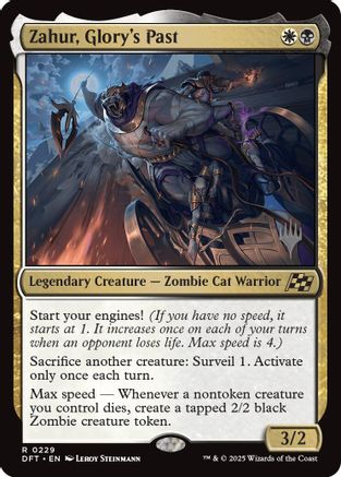 Zahur, Glory's Past (PPDFT-229) - [Promo Pack: Aetherdrift] Foil - Trinity Hobby