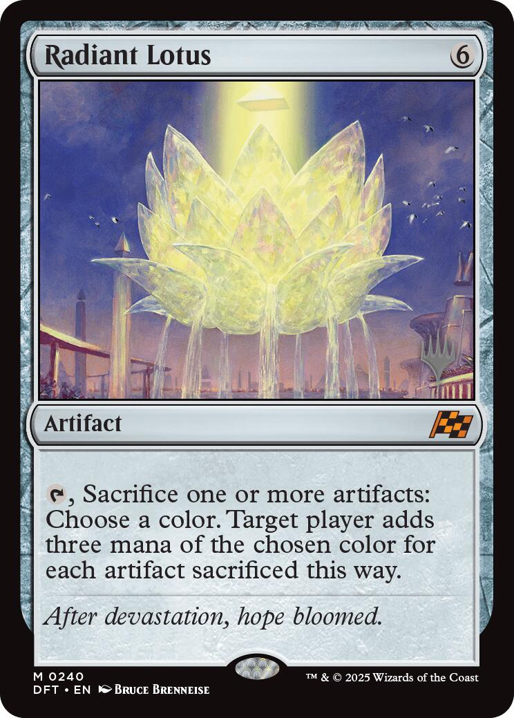 Radiant Lotus (Promo Pack) [Aetherdrift Promos] - Trinity Hobby