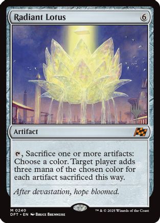 Radiant Lotus (PPDFT-240) - [Promo Pack: Aetherdrift] Foil - Trinity Hobby