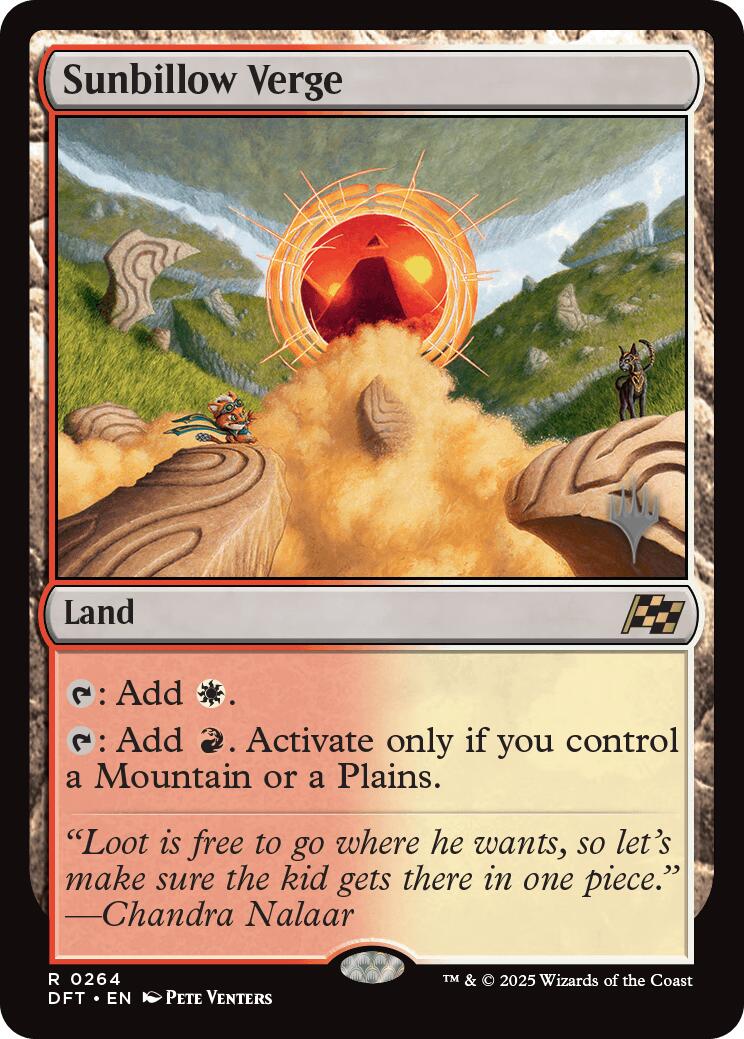 Sunbillow Verge [Aetherdrift Promos] - Trinity Hobby