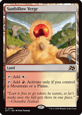 Sunbillow Verge (PPDFT-264) - [Promo Pack: Aetherdrift] Foil - Trinity Hobby
