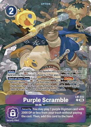 Purple Scramble [LM-032] (Alternate Art) [Starter Deck: Protector of Light] - Trinity Hobby