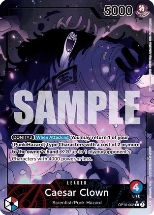 Caesar Clown (002) (Parallel) (OP10-002) - [Royal Blood] Foil - Trinity Hobby