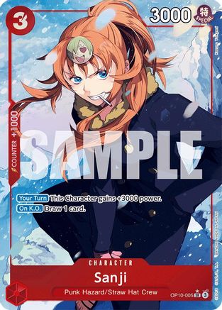 Sanji (Parallel) (OP10-005) - [Royal Blood] Foil - Trinity Hobby