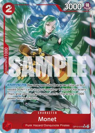 Monet (Parallel) (OP10-016) - [Royal Blood] Foil - Trinity Hobby