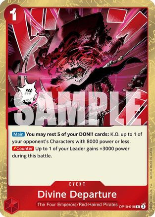 Divine Departure (OP10-019) - [Royal Blood] Foil