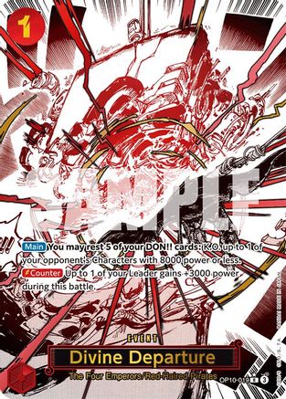 Divine Departure (Parallel) (OP10-019) - [Royal Blood] Foil - Trinity Hobby