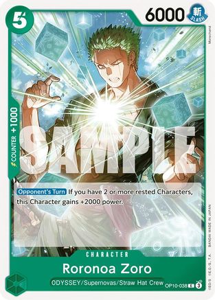 Roronoa Zoro (038) (OP10-038) - [Royal Blood] - Trinity Hobby