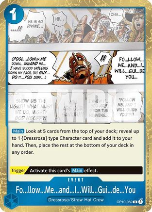 Fo...llow...Me...and...I...Will...Gui...de...You (OP10-059) - [Royal Blood] Foil - Trinity Hobby