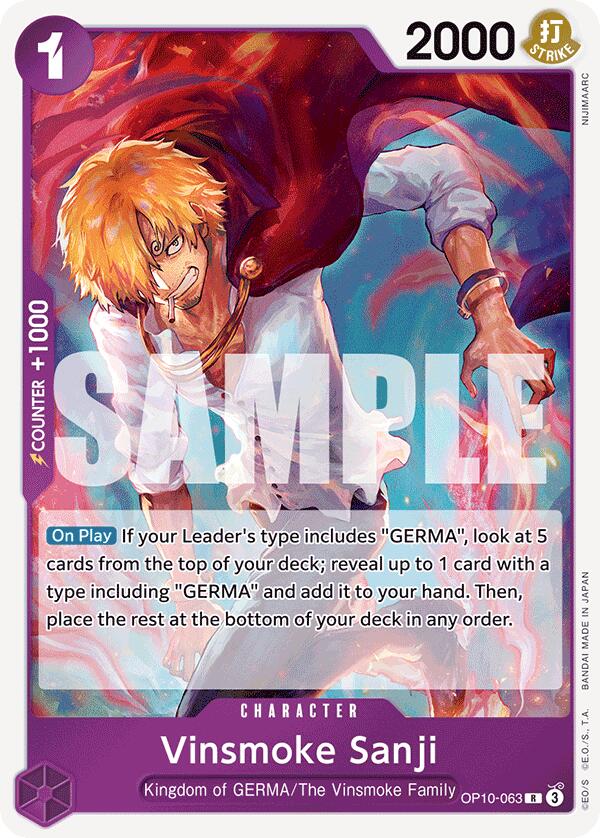 Vinsmoke Sanji (OP10-063) - [Royal Blood] Foil - Trinity Hobby