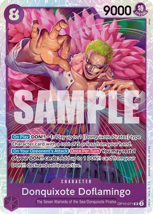 Donquixote Doflamingo (OP10-071) - [Royal Blood] Foil - Trinity Hobby