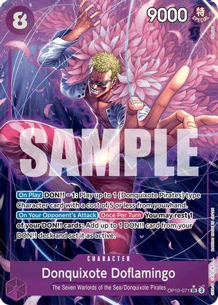 Donquixote Doflamingo (Parallel) (OP10-071) - [Royal Blood] Foil - Trinity Hobby
