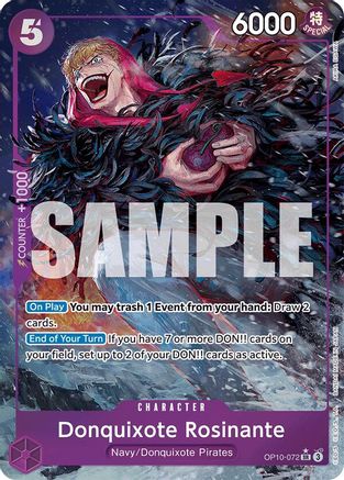 Donquixote Rosinante (Parallel) (OP10-072) - [Royal Blood] Foil - Trinity Hobby